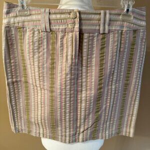 CAbi multi color striped skirt - size 12